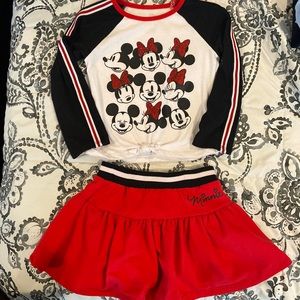 Minnie Mouse Skort Set